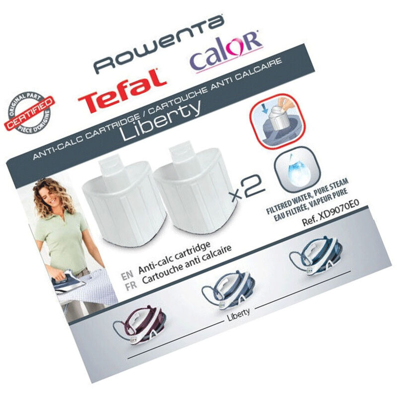 Ersatzteil - Entkalkungskartuschen (Set 2 Stück) - Calor rowenta, tefal