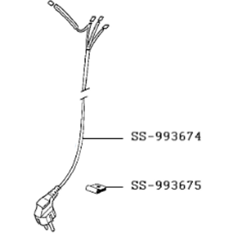 Moulinex - Ersatzteil - Stromkabel (Kennzeichen SS-993674) -