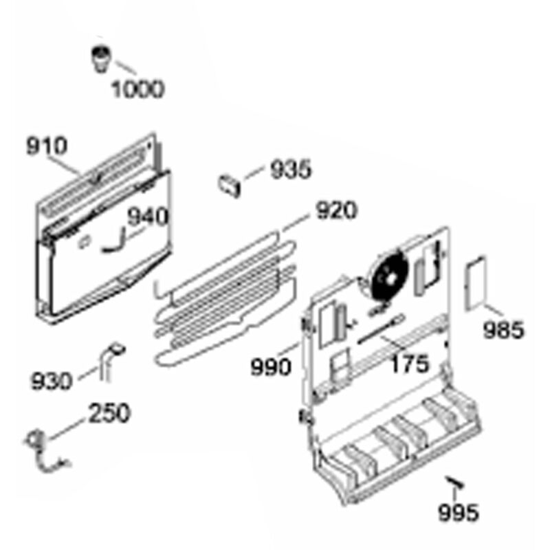 Liebherr - Ersatzteil - Vorgeformtes Element (Kennzeichen 935) -