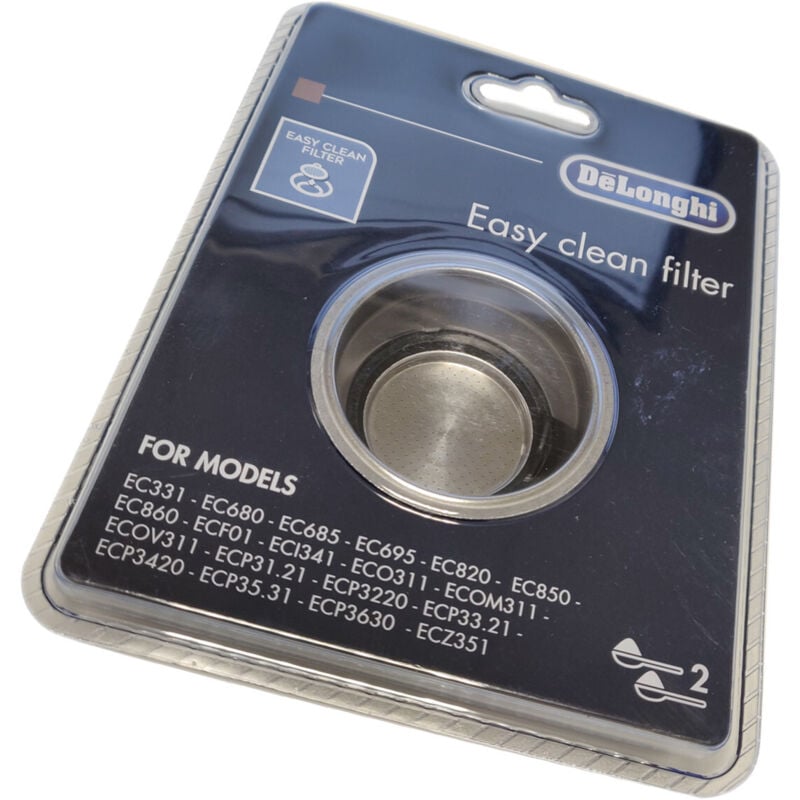 Ersatzteil - Filter für 2 Tassen - Delonghi smeg