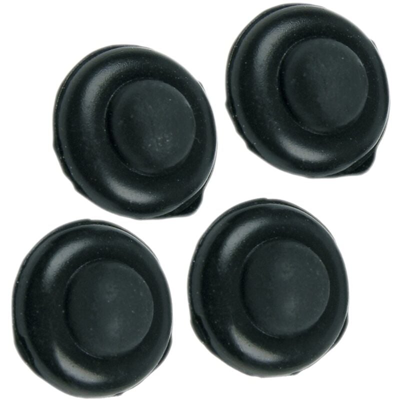 Whirlpool - Ersatzteil - Gummi Halterung Grillrost (x 4) - - ignis bauknecht, laden, ariston hotpoint, indesit, ikea, kitchenaid