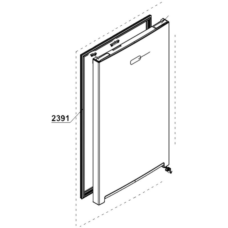 Ersatzteil - Kühlschranktür-Dichtung Kennzeichen 2391 - - BEKO