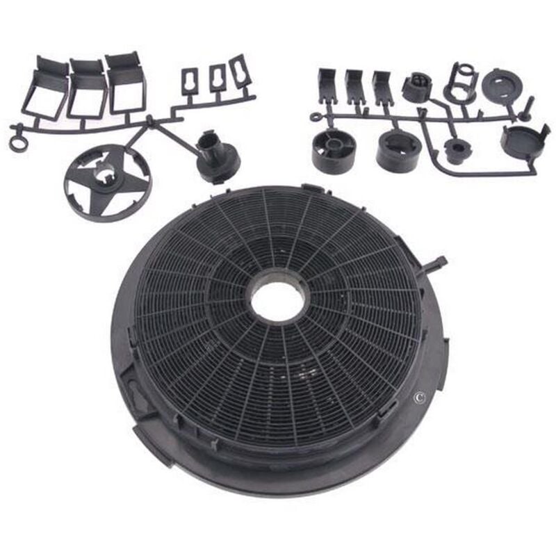 Whirlpool - Ersatzteil - Kohlefilter rund Typ 210 candy / rosieres (Stück) - - continental edison, candy, rosieres, climadiff