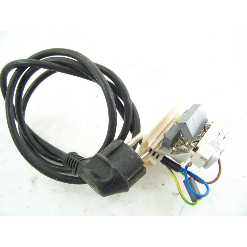 Whirlpool - Ersatzteil - Power Cord eu Stecker mit Ferrite, original - - ariston hotpoint, indesit scholtes, laden, bauknecht, ignis, kitchenaid,