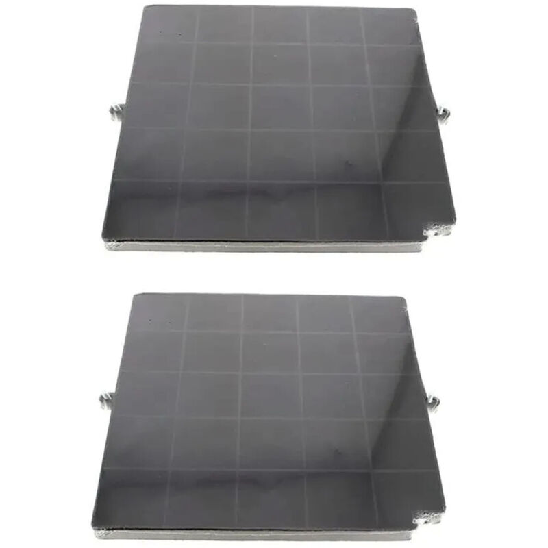 Ersatzteil - Satz von zwei Kohlefiltern AIRFORCE FC120 AFFCAF16CS 260X256X17 mm - - AIRFORCE, ARTHUR MARTIN ELECTROLUX, WHIRLPOOL, AIRLUX,