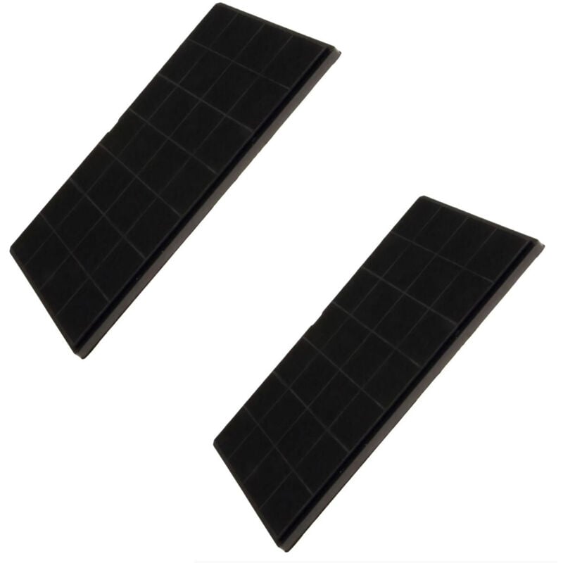 Whirlpool - Ersatzteil - Satz von zwei Kohlefiltern fchar 350 x 191 x 9mm - - airforce bauknecht