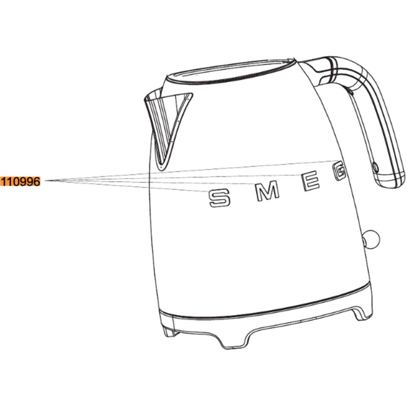 Ersatzteil - SMEG-Logo - - SMEG