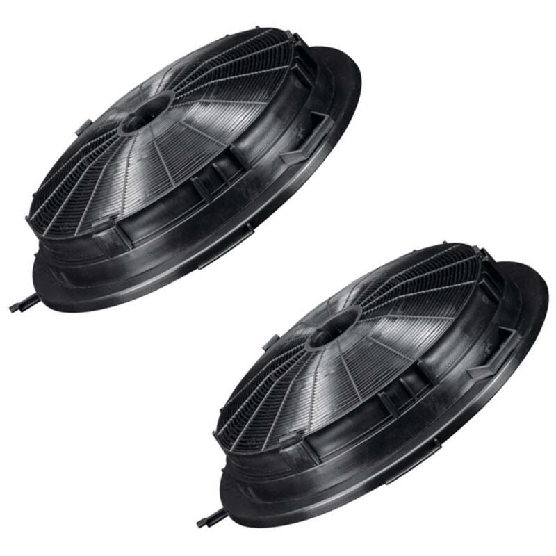 Ersatzteil - SOS Accessoire lot de 2 filtres à charbon pour Hotte CR230, 484000008655 AIRLUX, CANDY, CLIMADIFF, ROSIERES - - CANDY, ROSIERES, AIRLUX,