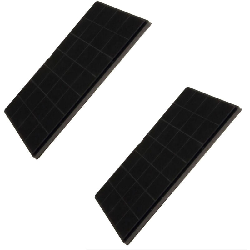 Ersatzteil - SOS Accessoire Lot de deux filtres charbon FCHAR 350 x 191 x9mm pour Hotte WHIRLPOOL AFCFCAF25X10S, 482000008330 - - AIRFORCE,