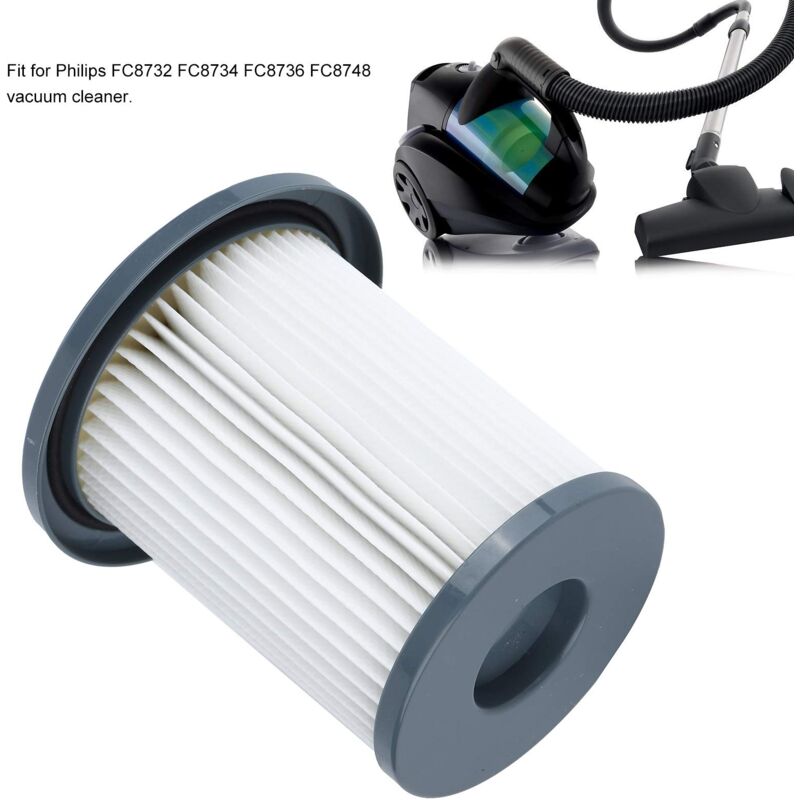 Ersatzteile Filter, Kartuschenfilter für Philips, Ersatzfilter, Filterkartuschen Zubehör passend für Philips Staubsauger FC8732 FC8734 FC8736 FC8748,