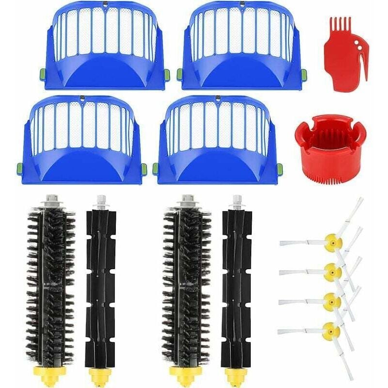 Ersatzteile für Irobot Roomba 600 605 615 616 620 621 630 635 650 652 660 665 680 690 695 Serie, Bürsten- und Filterroboter-Staubsauger-Ersatzteile