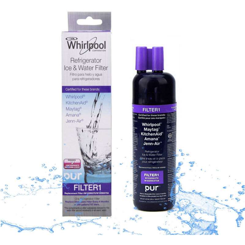 Tonchean - Ersatzteile für Kühlschränke: 1 Kühlschrankfilter (W10295370A), Kühlschrank-Wasserfilter