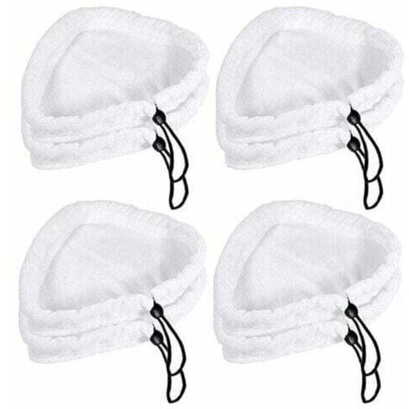 Ersatztuch für Dampfreiniger, waschbares Mikrofaser-Ersatztuch, 6-teiliges dreieckiges Dampfreiniger-Ersatztuch-Set