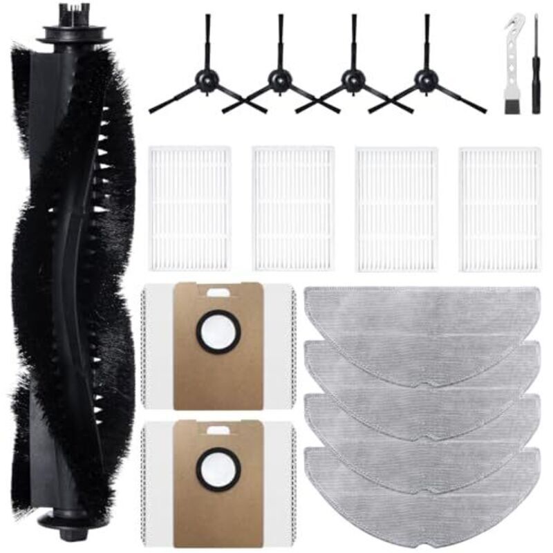 Ersatzzubehörset für Tapo RV20 Max Plus/Tapo RV20 Max/Tapo RV30 Max Plus/Tapo RV30 Max Roboterstaubsauger