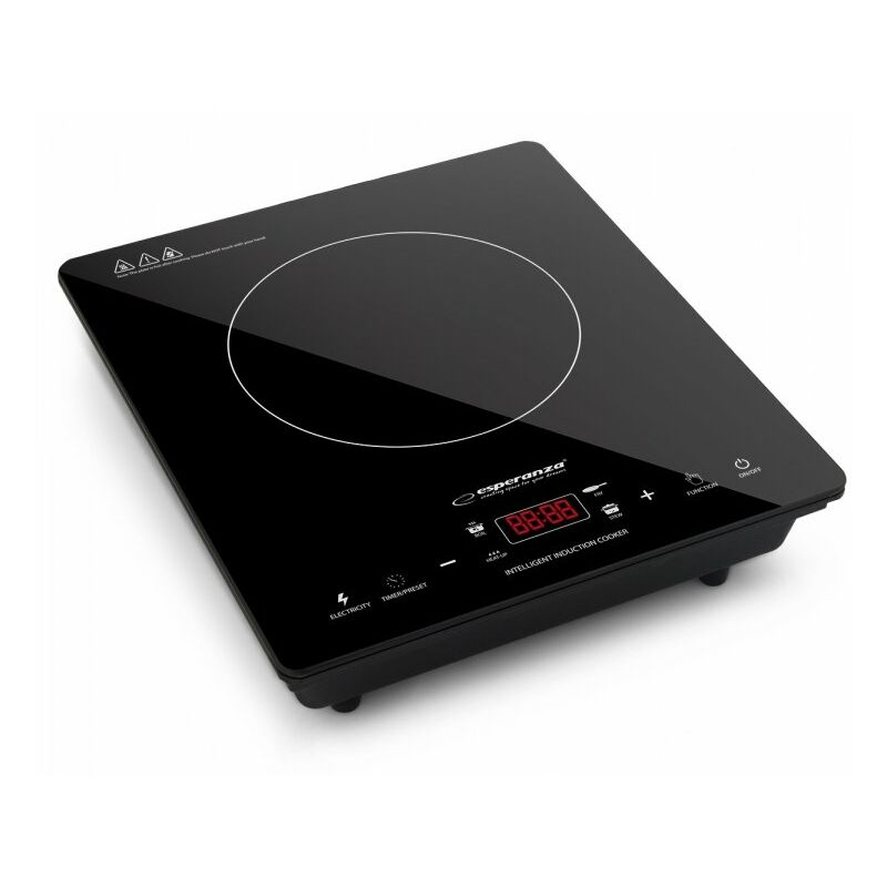 Esperanza - ekh009 schwarzes Kochfeld mit Induktionskochfeld 1 Zone(n)