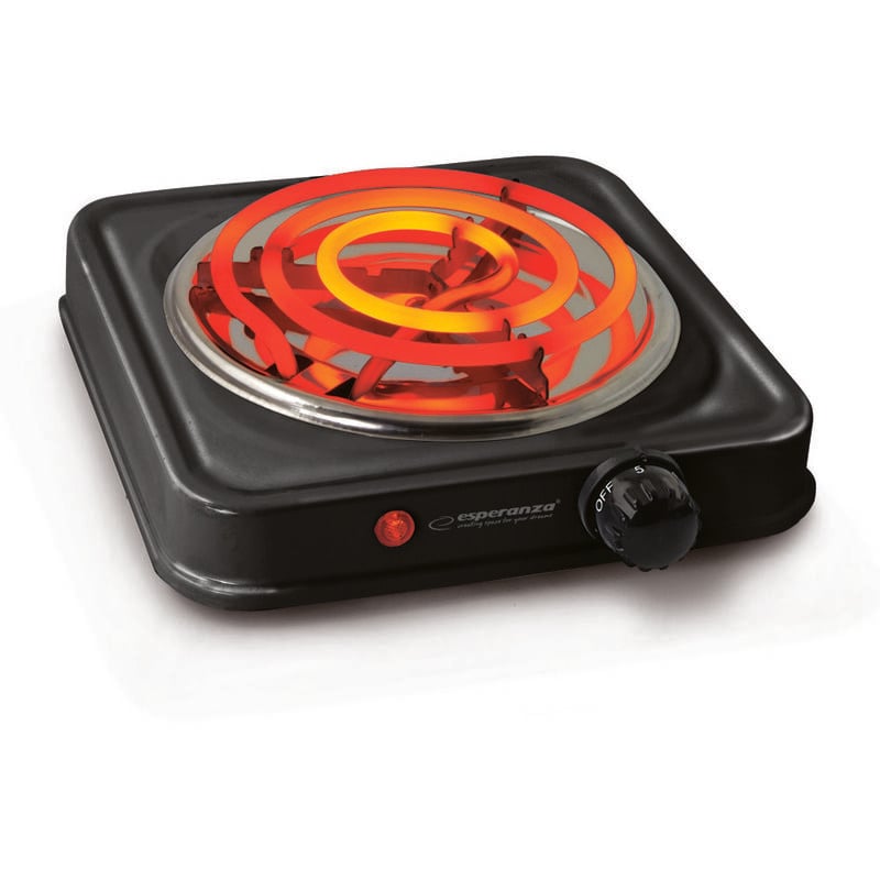 Esperanza ekh012k schwarzer Elektroherd