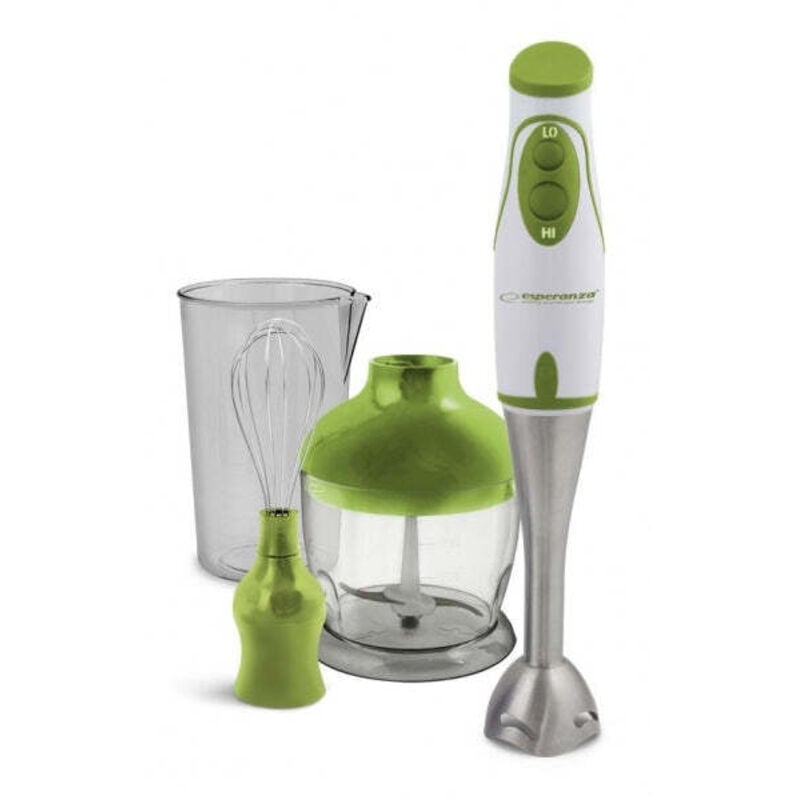Esperanza - EKM003G Pesto - Stabmixer (450 w, Metall), Farbe weiß, grün