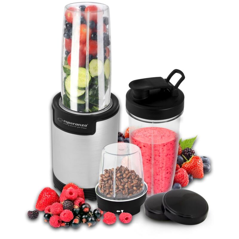Esperanza - EKM030 Nutri blender/Personal blender 9in1 900W Silver