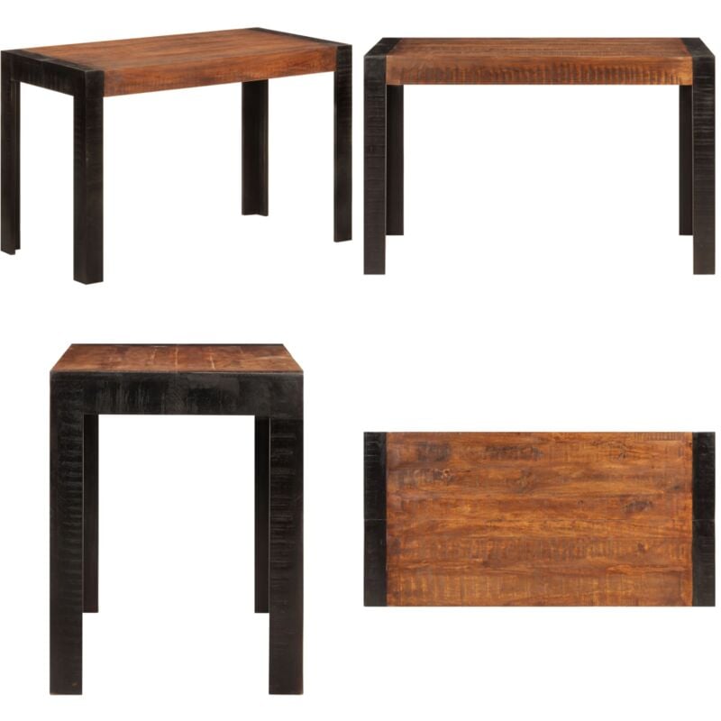 Esstisch Honigbraun 120x60x76 cm Massivholz Mango - Holztisch - Esstisch - Mangoholztisch - Retro Esstisch - Wohnzimmermöbel - Home & Living