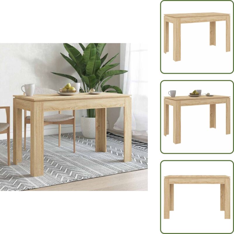 Esstisch Sonoma-Eiche 120x60x76 cm Holzwerkstoff - Esstisch - Sonoma-Eiche - Holzwerkstoff - Esszimmertisch - Küchentisch