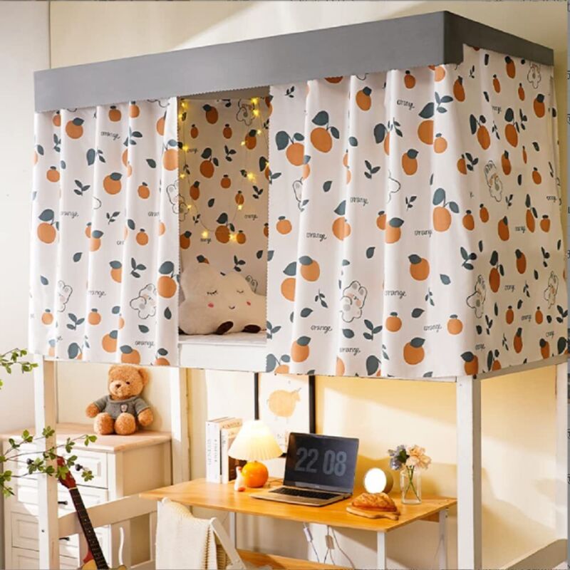 Etagenbettvorhang – Verdunkelungsvorhang – Moskitonetz für Hochbett – Schlafzelt – Schlafsaalzimmer – staubdichter Stoff – Moskito für Schlafsaal,