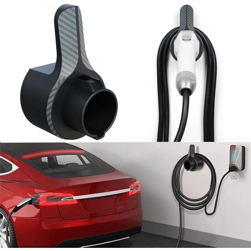 Coocheer - EV-Ladegerät Typ 2 Wandhalterung, EV-Ladegerät Ladekabel-Wandhalterung, EV-Ladekabel-Organizer für Wallbox-Ladestation, Wandanschlusshalter