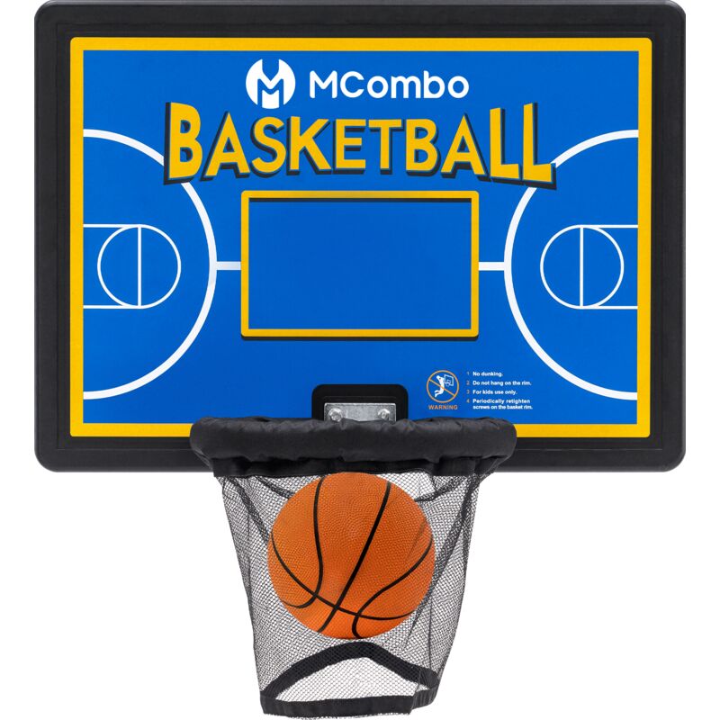 Mcombo - m Trampolin basketballkorb, Trampolin Zubehör Set BH07 (Blau)