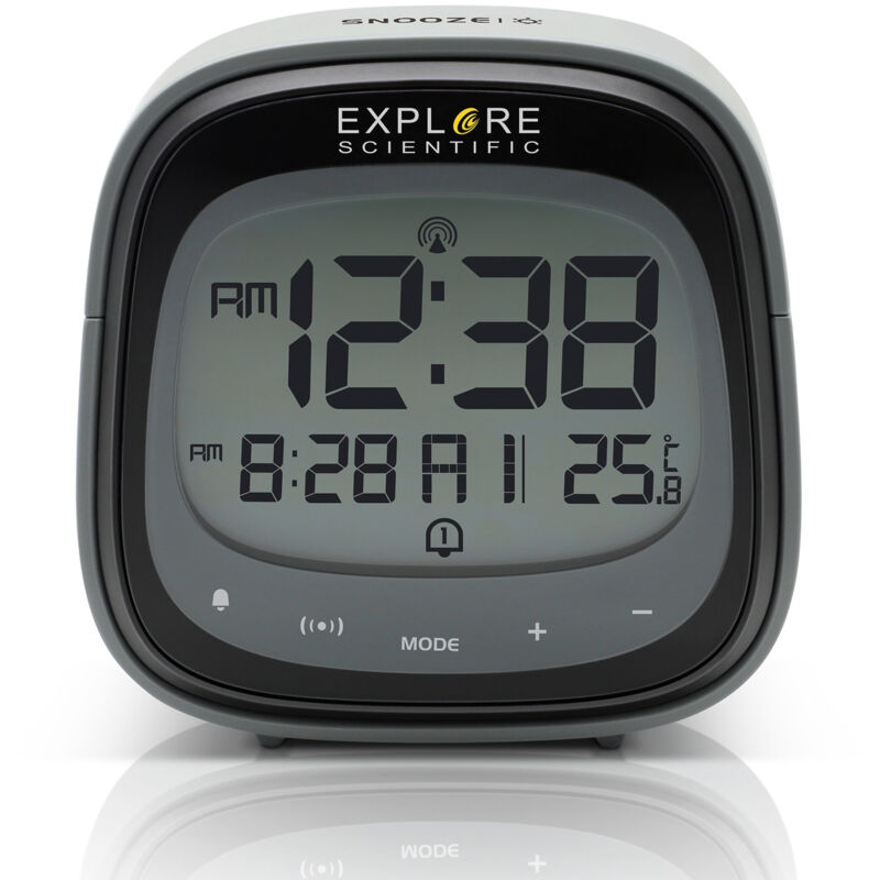 Explore Scientific RDC3006 Wecker Digitaler Wecker Schwarz, Grau