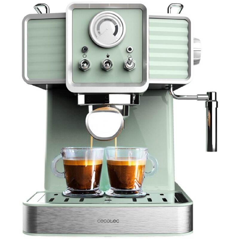 Cecotec Espresso-Kaffeemaschinen Power Espresso 20 Tradizionale Light Green