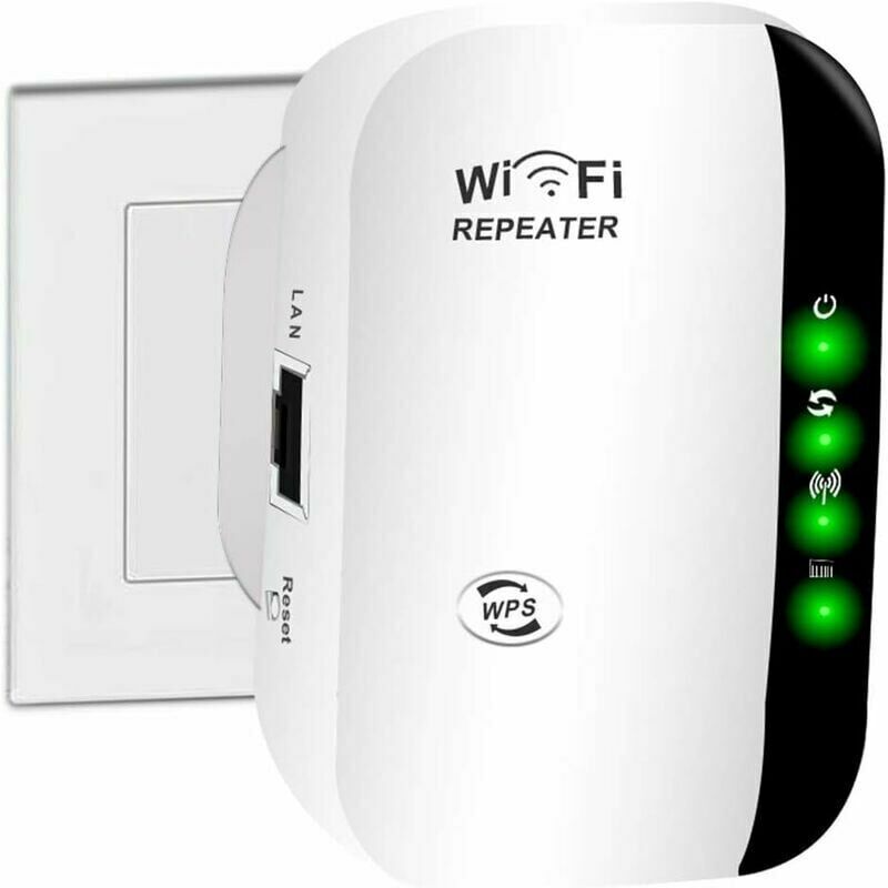 WLAN-Verstärker, 2,4 g WLAN-Internet-Booster für Zuhause, 300 Mbit/s, Super Boost Wi-Fi Range Repeater, WLAN-Signalverstärker, einfache Einrichtung