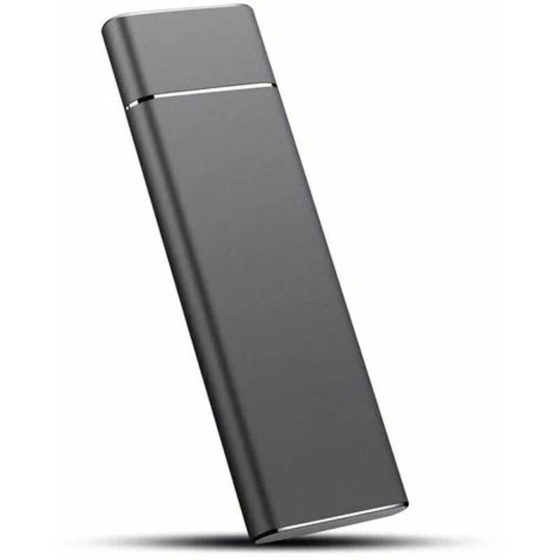 Externe mobile SSD-Festplatte mit 2 TB, ultraflacher tragbarer USB 3.0 SATA-HDD-Speicher, kompatibles System: Windows XP/Vista/7/88.1/10, OS X 10.6,