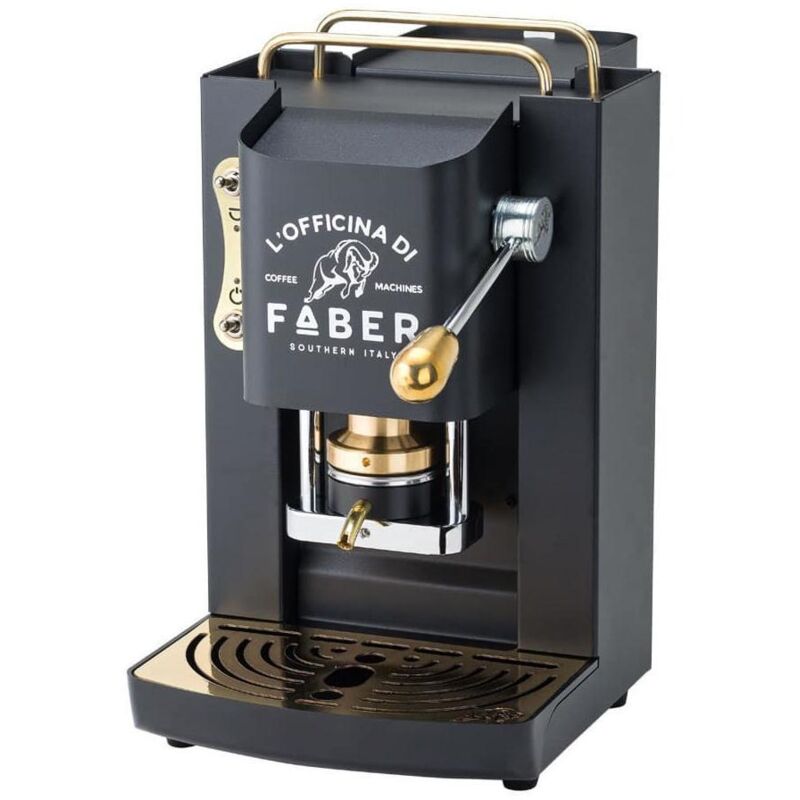 Faber Italia PROBLACKBASOTT Kaffeemaschine, automatisch/manuell, Pad-Kaffeemaschine, 1,3 l
