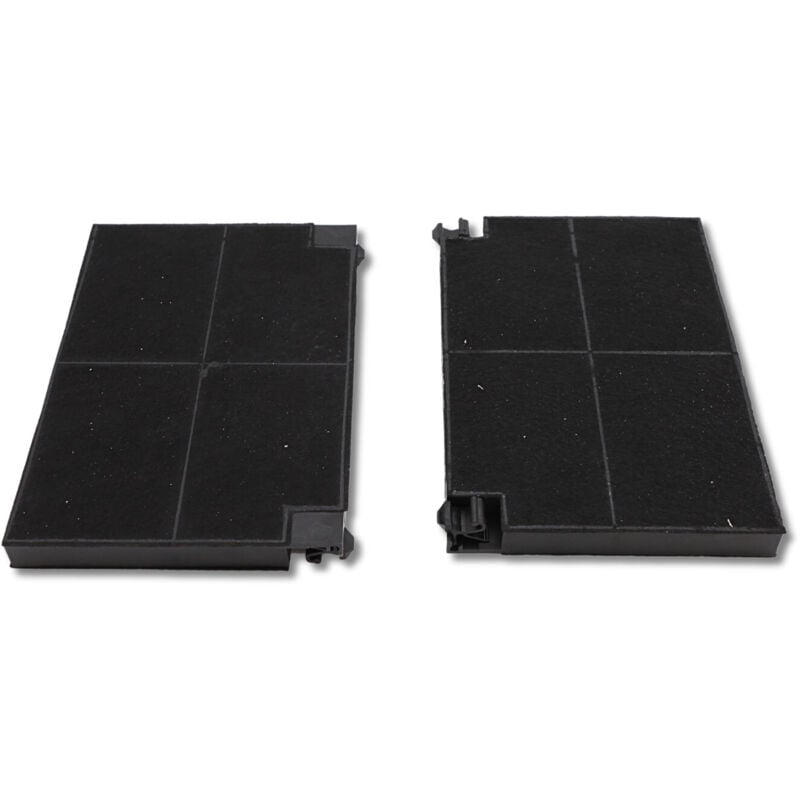 Ersatzteil - 2er Set Kohlefilter ROBLIN 5403002 23cm x 15cm - - INDESIT, ROBLIN, ZANUSSI, DE DIETRICH, ARISTON HOTPOINT, PROGRESS, AEG, ELECTROLUX,