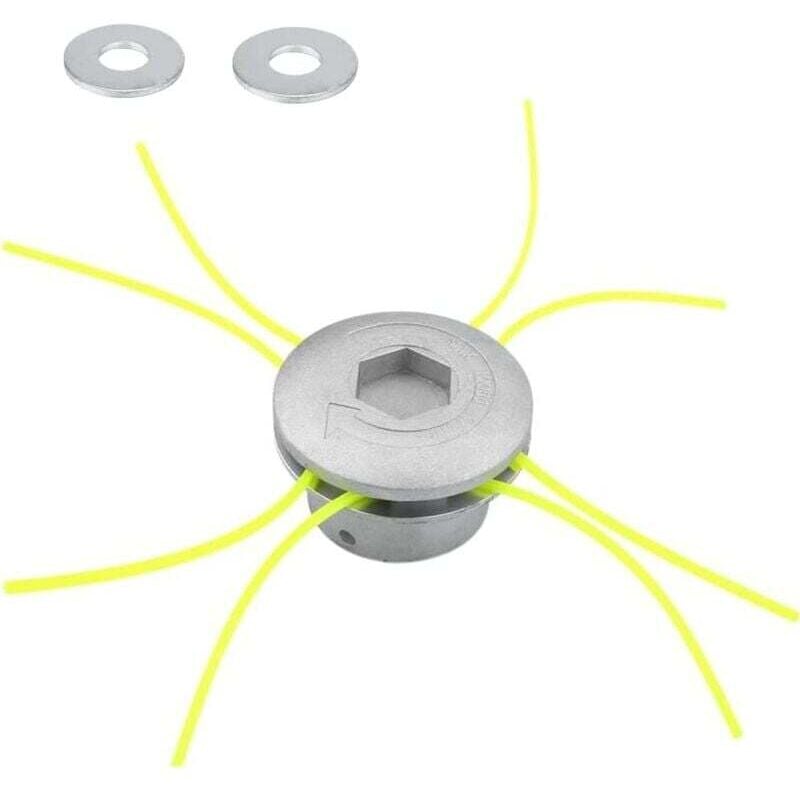 Fadentrimmerkopf, Doppelfadenspulenkopf, Nylonfaden für Benzin-Freischneider, Rasenmäher mumu