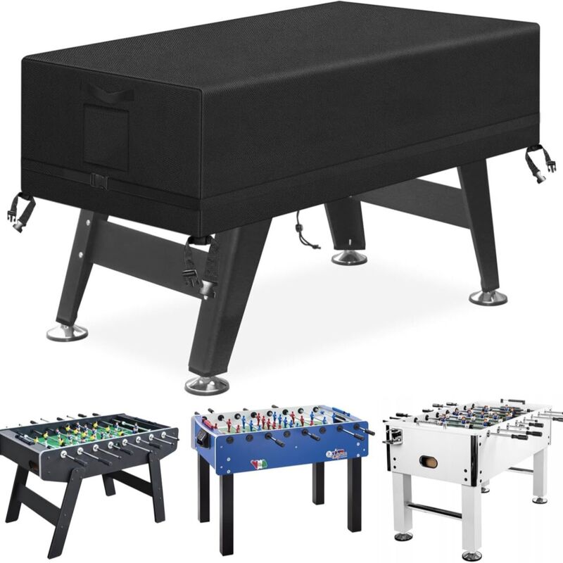 Faltbare Tischtennis-Abdeckung, rechteckige Tischtennis-Abdeckung aus 210D Oxford, wasserdicht und staubdicht, für Gartenmöbel, 132 x 76 x 147 cm