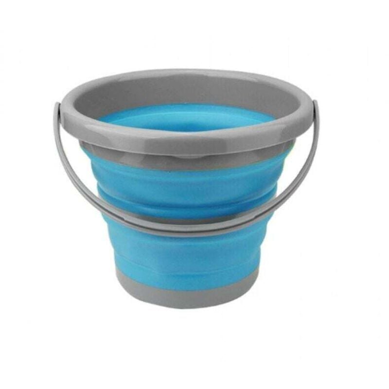 Faltbarer Eimer – Tragbarer Eimer für drinnen und draußen – Zusammenklappbare Aufbewahrung, ideal für Camping, Angeln, Haushalt, Wäsche und