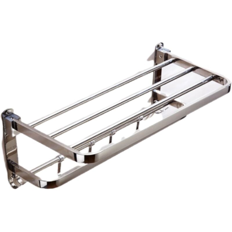 Faltbarer Handtuchhalter – 40 cm, Handtuchhalter aus Edelstahl, Handtuchhalter für Badezimmer, Hotel-Badezimmer-Hardware zum Aufhängen