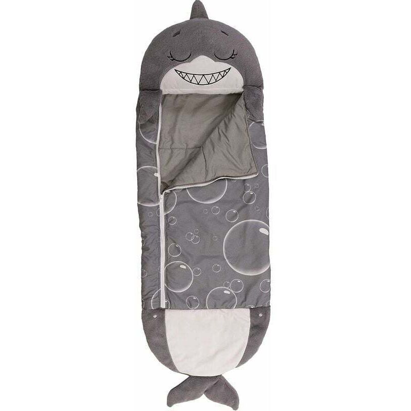 Faltbarer Schlafsack mit Kissen, 2-in-1, Anti-Kick-Schlafsack für Kinder, Hai