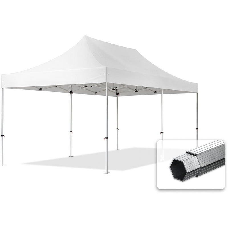 3x6 m Faltpavillon, professional Alu 40mm, weiß