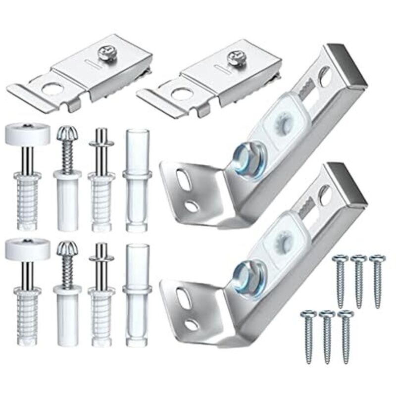 Falttür-Hardware-Kit, Edelstahl-Hardware-Kit, Schiebetürteile einschließlich oberer und unterer Halterung, Führungsrad