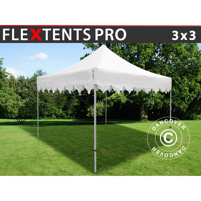 Faltzelt Faltpavillon Wasserdicht FleXtents pro 'Morocco' 3x3m
