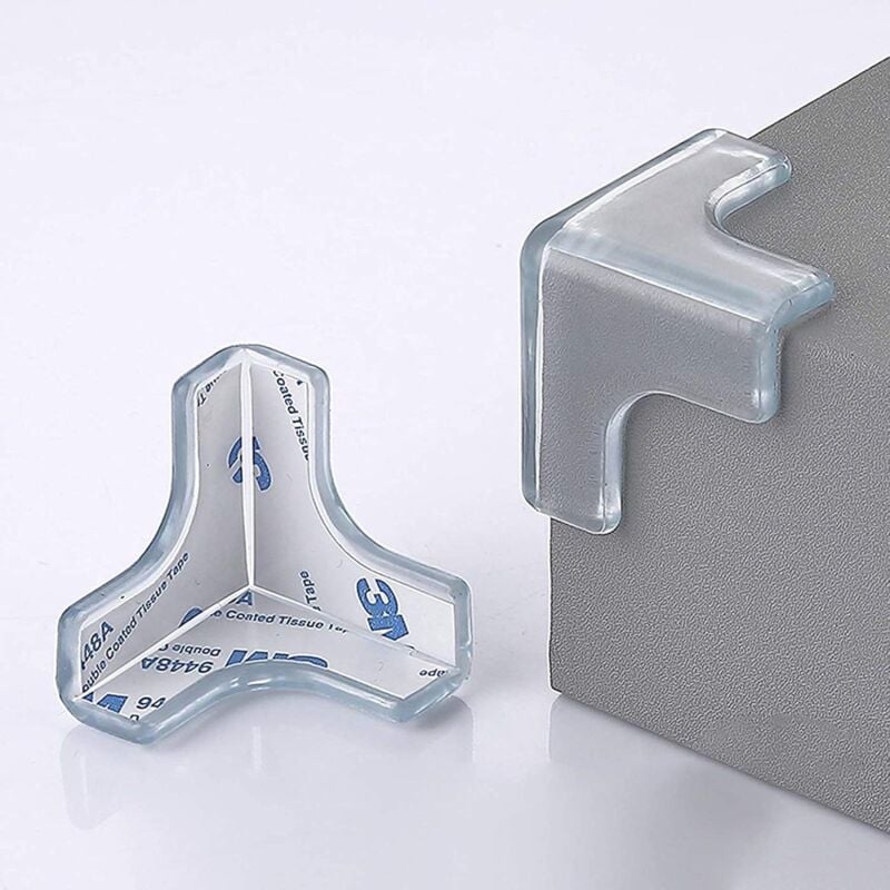 Memkey - Tisch-Eckenschutz, 20 Stück, transparenter Eckenschutz, Eckenschutz, stoßfester Eckenschutz für Tische und alle scharfen Möbel für Kinder