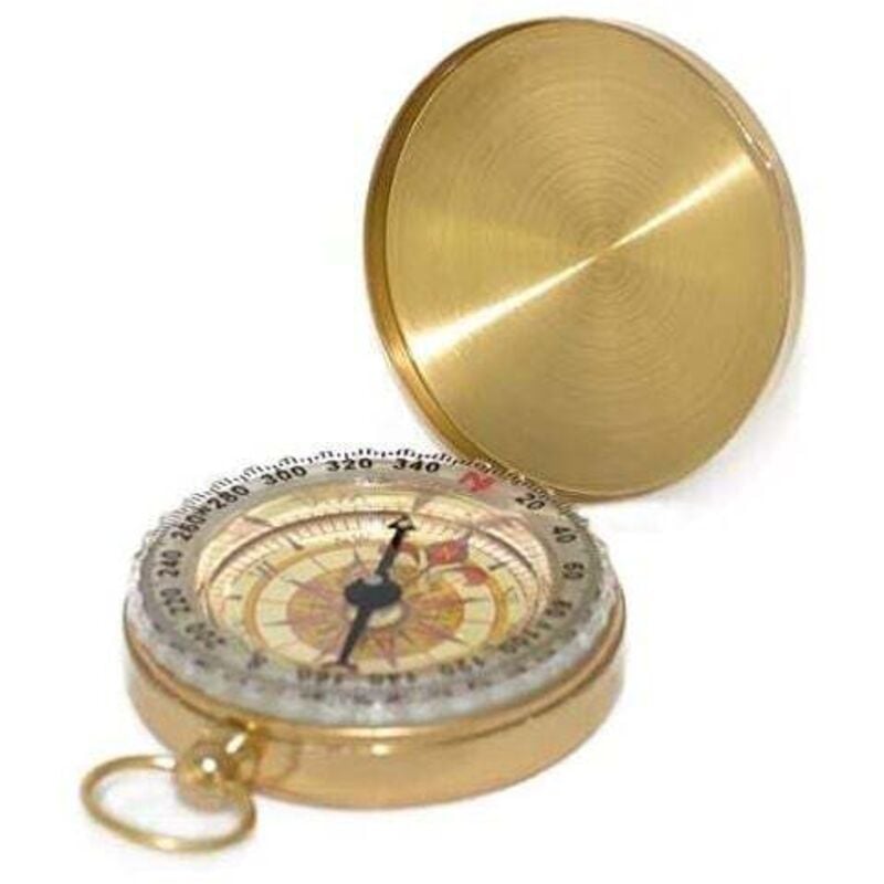 Feiner Kupferkompass G50 Taschenuhr Kompass Exquisites kleines Geschenk Outdoor-Multifunktion mit leuchtendem