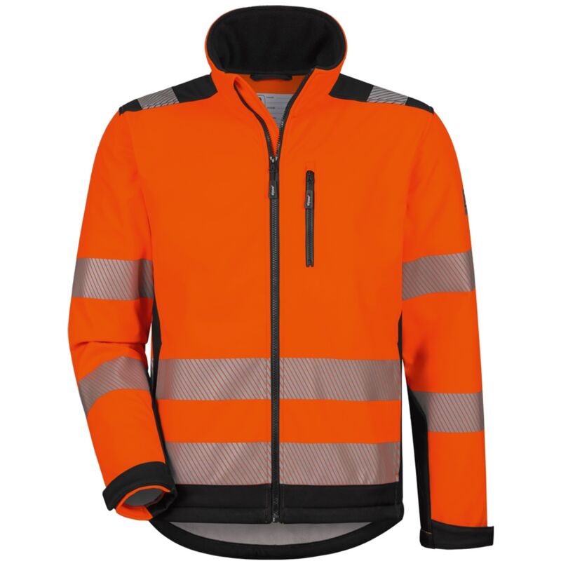 Feldtmann - Elysee Warnschutz-Softshelljacke Dylan 22746 Gr. 4XL leuchtorange/schwarz