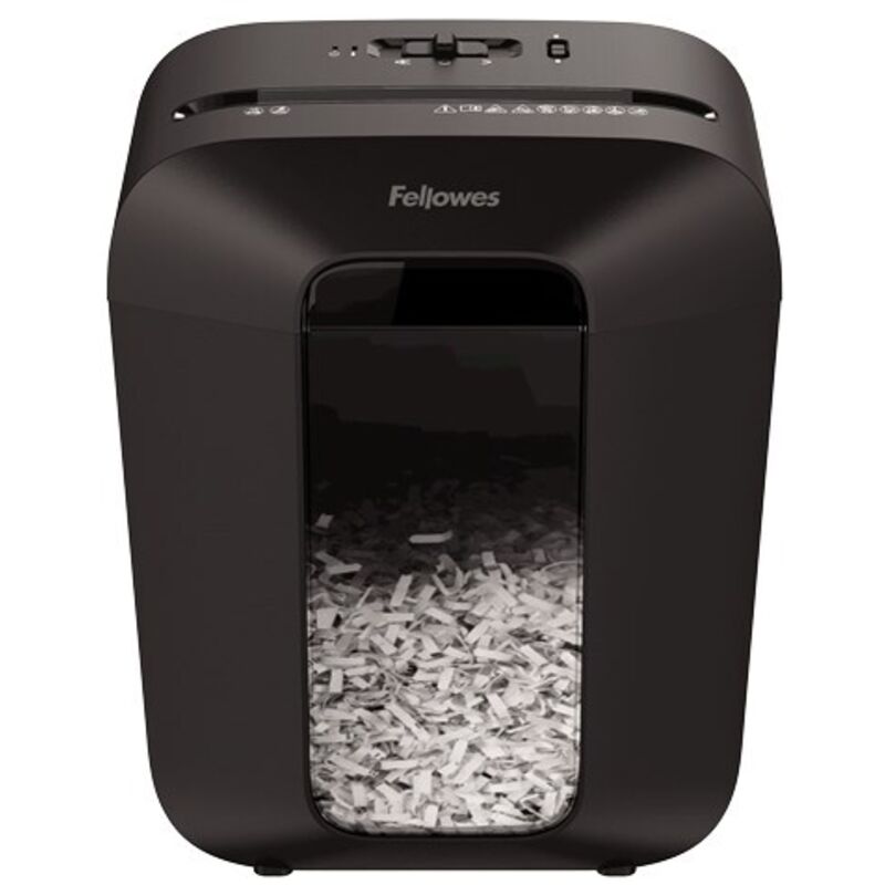 Aktenvernichter ® Powershred® LX50 P-4 Papier Heftklammern Büroklammern Kreditkarten Partikelschnitt schwarz