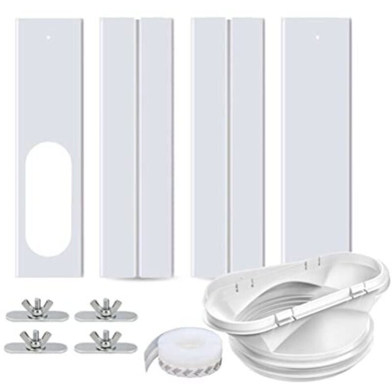 Fenster-Kit tragbare Klimaanlagen, verstellbare Fensterdichtung Klimaanlagen, Schiebe-AC-Fenster-Lüftungs-Kit, verstellbare Fensterdichtungsplatte,