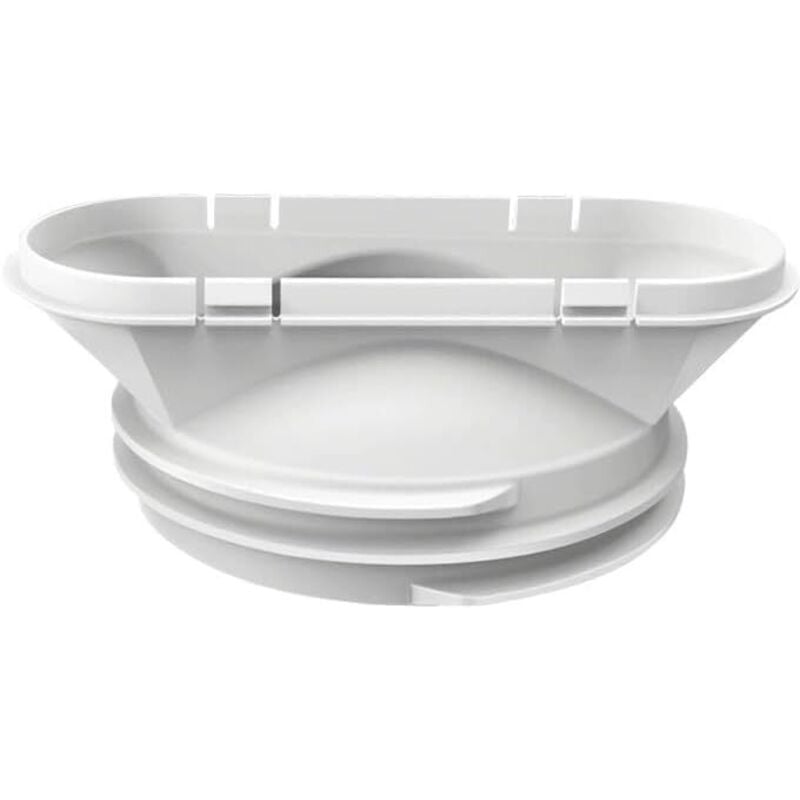 Fensteranschluss für Abluftschlauchadapter für tragbare Klimaanlagen, kompatibel mit 5,9-Zoll-/5-Zoll-Schläuchen, ABS-Abluftanschluss für Klimaanlagen