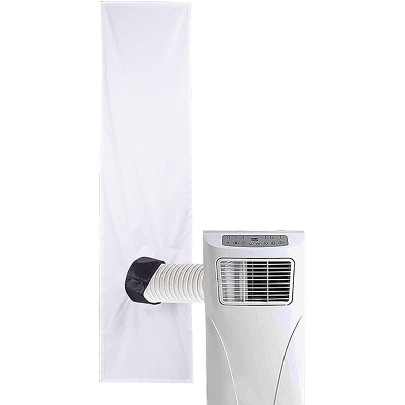 Fensterdichtung, Fensterdichtung für Klimaanlagen, AC-Fensterdichtung für tragbare Klimaanlagen, Heißluftstopper zur Befestigung an Fenstern (2 m, 1