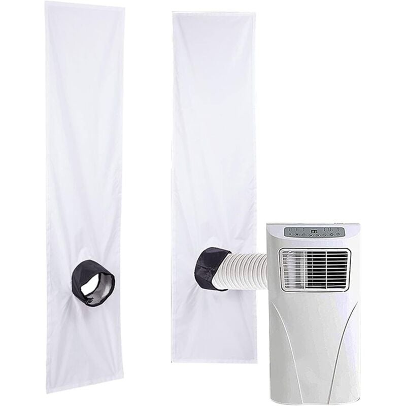Fensterdichtung, universelles Fenster-Set für mobile Klimaanlagen, Fensterdichtungstuch für mobile Klimaanlagen und Wäschetrockner mit verstellbarer