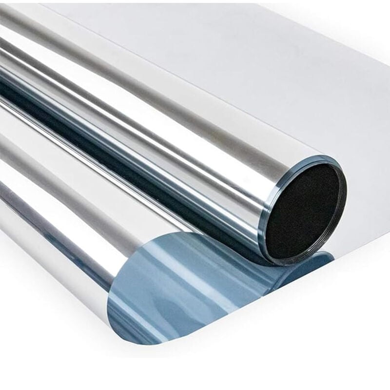 Fensterfolie, Anti-Peeping-Spiegelfolie, Einweg-Fensterfolie, Anti-Hitze-Anti-UV-Sichtschutz für Fenster, Büro, Zuhause, Geschäft, 40 x 200 cm